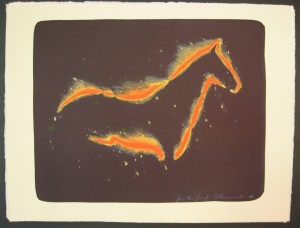 Burning Horse (small) 1986